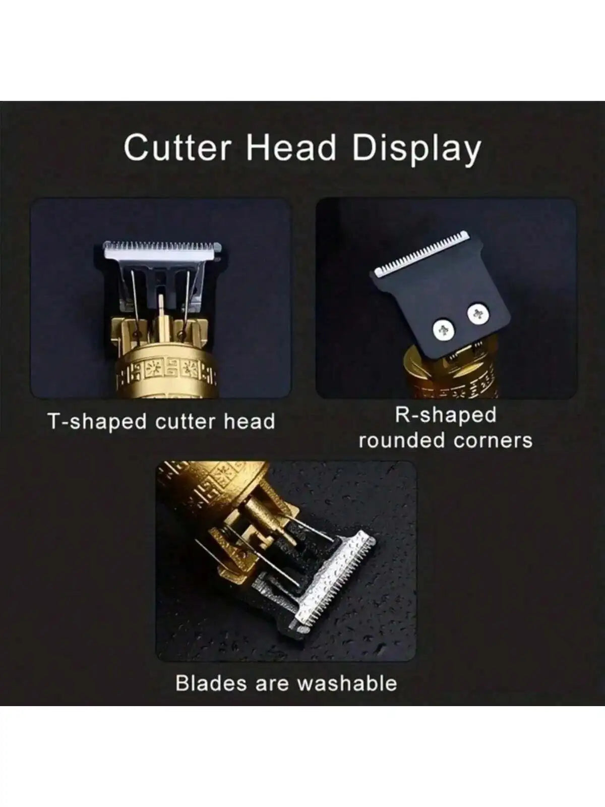 T9 Hair Clippers for Men Vintage Hair Cutting Machine Beard Trimmer Kits Body Hair Shaving Barber Beard Trimmer Electric Shaver