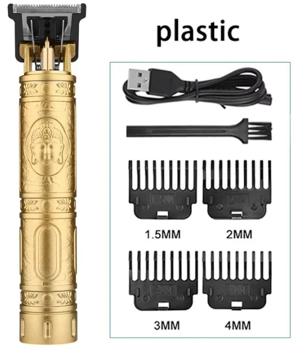 T9 Hair Clippers for Men Vintage Hair Cutting Machine Beard Trimmer Kits Body Hair Shaving Barber Beard Trimmer Electric Shaver